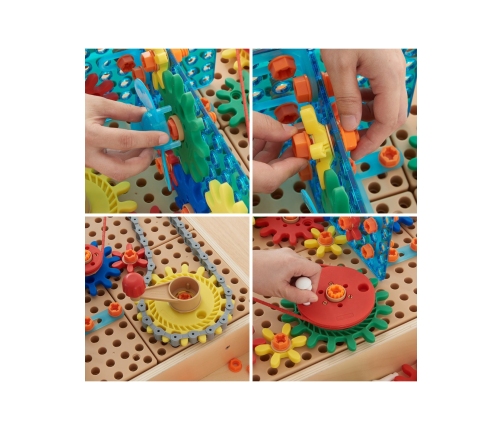 MASTERKIDZ Zestaw Akcesoriów Mix Koła Zębate do Paneli Ściennych STEM 198 el.