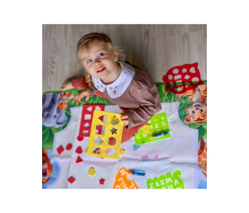 WOOPIE Mata Wodna do Malowania Safari Literki Cyferki