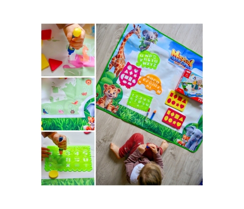 WOOPIE Mata Wodna do Malowania Safari Literki Cyferki