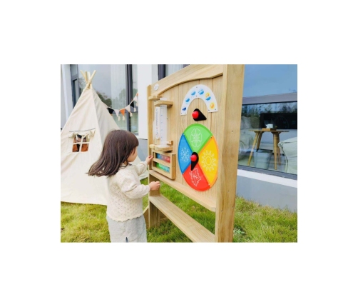 CLASSIC WORLD EDU Tablica Manipulacyjna Kredowa 2w1 Nauka Czasu i Pogody