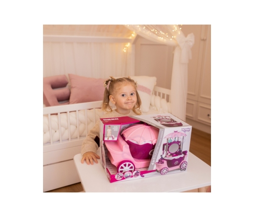 WOOPIE Salon Piękności Urody Toaletka na Kółkach Wózek Wlizka 31 akc. 4w1