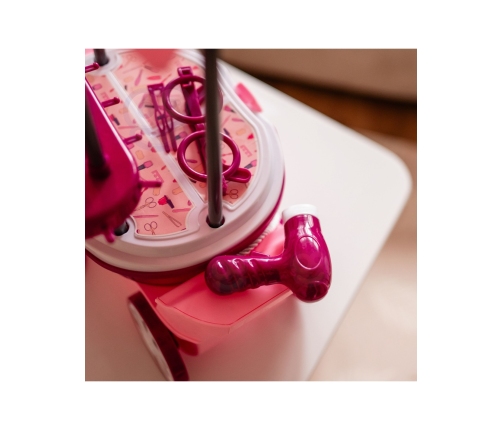 WOOPIE Salon Piękności Urody Toaletka na Kółkach Wózek Wlizka 31 akc. 4w1