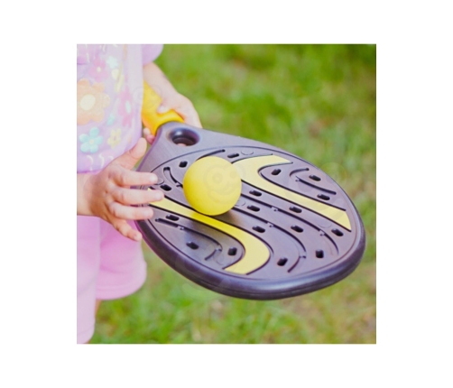 WOOPIE Rakieta z Piłką Piankową i Lotką- Zestaw Plażowo Ogrodowy