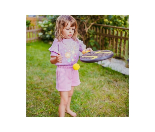 WOOPIE Rakieta z Piłką Piankową i Lotką- Zestaw Plażowo Ogrodowy