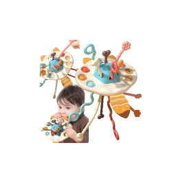 WOOPIE BABY Zabawka Sensoryczna Montessori Gryzak Grzechotka Wielofunkcyjny Lis