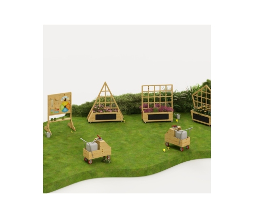 CLASSIC WORLD EDU Tablica Manipulacyjna Kredowa 2w1 Nauka Czasu i Pogody