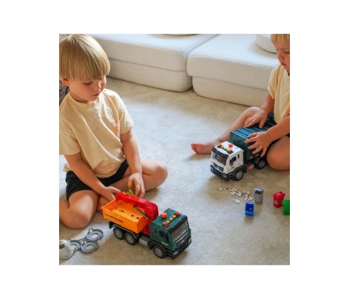 WOOPIE Śmieciarka Ciężarówka Segregacja Śmieci - skala 1:10