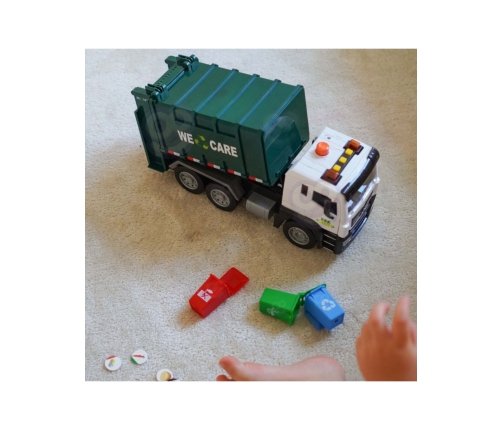 WOOPIE Śmieciarka Ciężarówka Segregacja Śmieci - skala 1:10