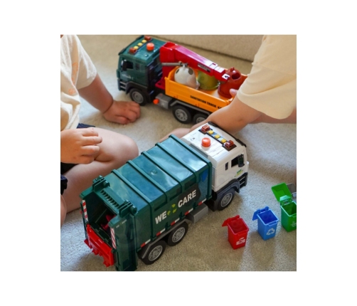 WOOPIE Śmieciarka Ciężarówka Segregacja Śmieci - skala 1:10