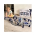 WOOPIE Electric Train Car Track Police Station Helicopter Cars 92 pcs.