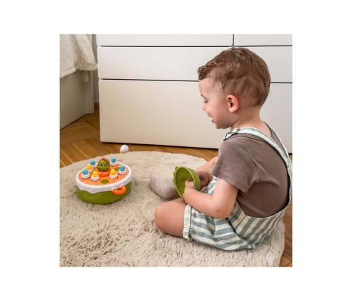 WOOPIE Gra Zręcznościowa Łowienie Dinozaurów 2w1 Katapulta