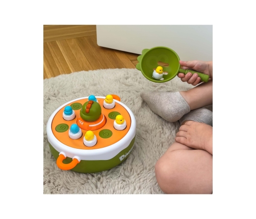 WOOPIE Gra Zręcznościowa Łowienie Dinozaurów 2w1 Katapulta