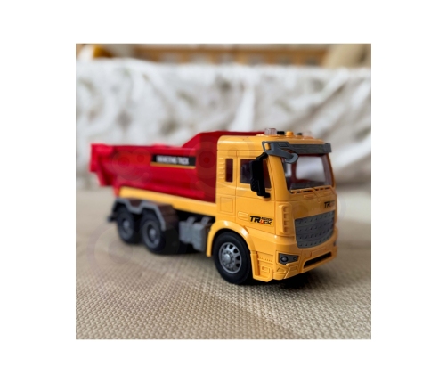 WOOPIE Wywrotka Budowlana w Skali 1:12 Efekty Świetlne Dźwiękowe