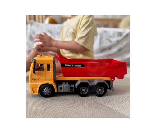 WOOPIE Wywrotka Budowlana w Skali 1:12 Efekty Świetlne Dźwiękowe