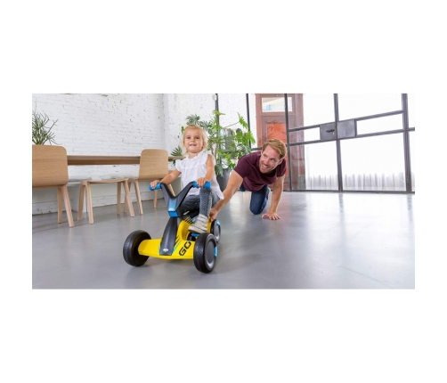 BERG Беговел с педалями GO² Sparx Yellow Gokart 2in1