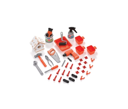 Duży Warsztat dla Dzieci Kącik majsterkowicza Światlo + 45 Akcesoria STEP2