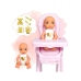 WOOPIE ROYAL Lalka Lily Bobas Krzesełko do Karmienia Zestaw Akcesoria