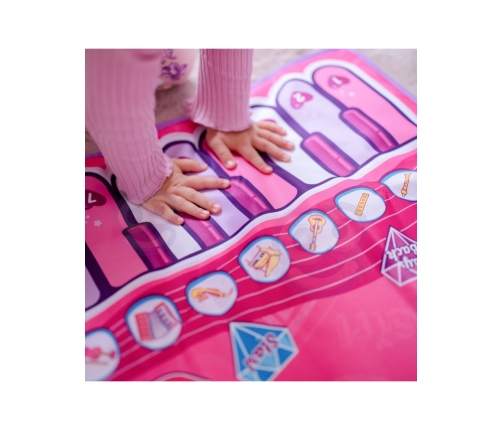 WOOPIE Duża Mata Muzyczna 2w1 Perkusja Interaktywna Pianino