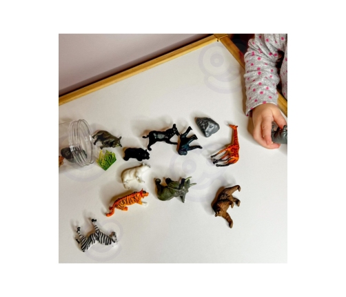 WOOPIE Zestaw Figurki Dzikie Zwierzęta 16 szt.