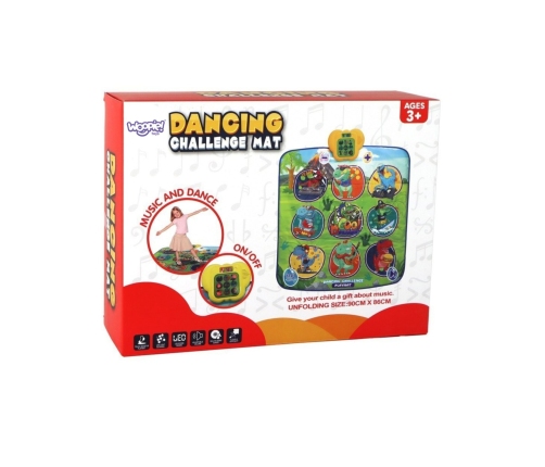 WOOPIE Mata Muzyczna Dinozaury Zręcznościowa Gra Taneczna