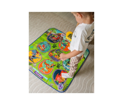 WOOPIE Mata Muzyczna Dinozaury Zręcznościowa Gra Taneczna