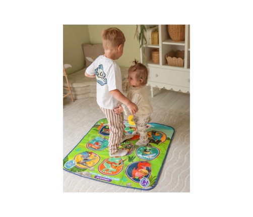 WOOPIE Mata Muzyczna Dinozaury Zręcznościowa Gra Taneczna