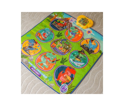 WOOPIE Mata Muzyczna Dinozaury Zręcznościowa Gra Taneczna