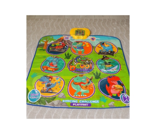 WOOPIE Mata Muzyczna Dinozaury Zręcznościowa Gra Taneczna