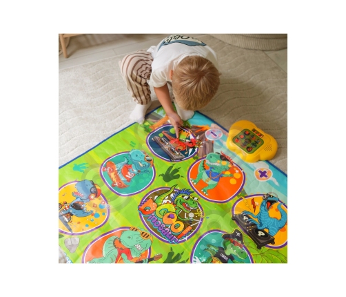 WOOPIE Mata Muzyczna Dinozaury Zręcznościowa Gra Taneczna