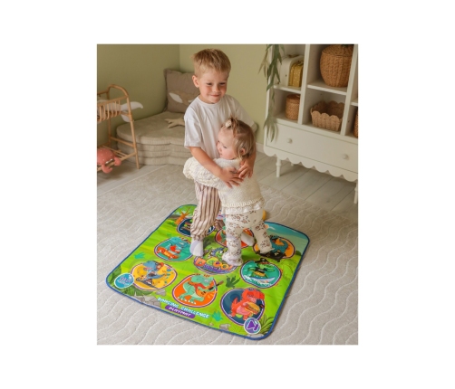 WOOPIE Mata Muzyczna Dinozaury Zręcznościowa Gra Taneczna