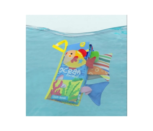 WOOPIE BABY Książeczka z Ogonkami Zwierząt Morskich Materiałowa Szeleszcząca