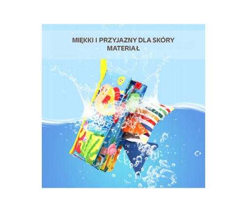 WOOPIE BABY Książeczka z Ogonkami Zwierząt Morskich Materiałowa Szeleszcząca