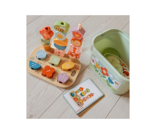 TOOKY TOY Box Edukacyjny 5 w1 Magiczny Ogród Montessori