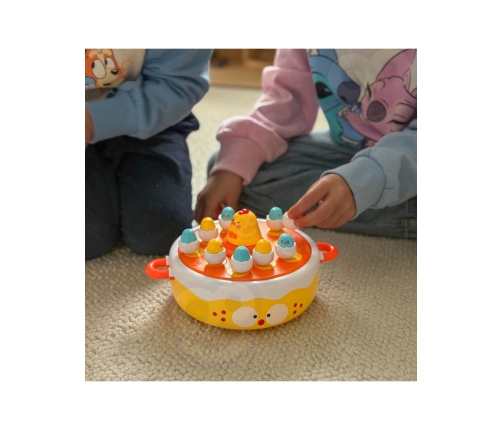 WOOPIE Gra Zręcznościowa Łowienie Kurczaczków 2w1 Katapulta