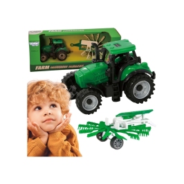 WOOPIE Traktor Rolniczy ze Zgrabiarką