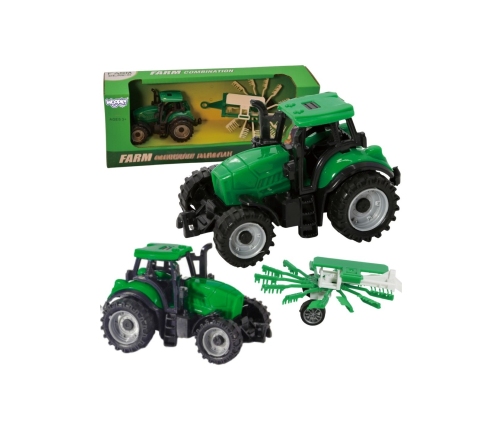 WOOPIE Traktor Rolniczy ze Zgrabiarką