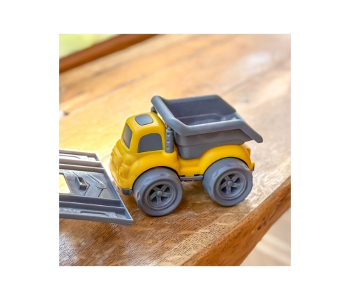 WOOPIE Zestaw 3w1 Pojazdy Budowlane Śmieciarka Betoniarka Wywrotka