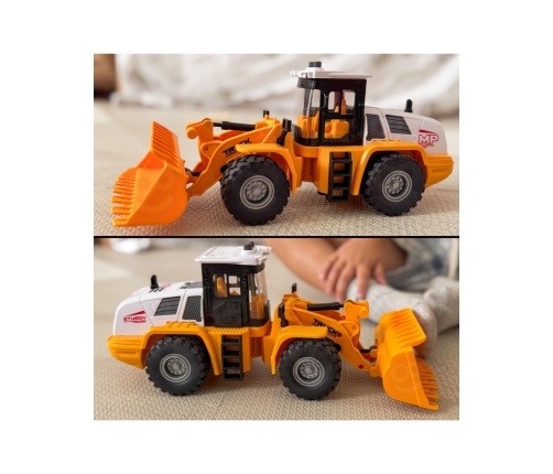 WOOPIE Koparka Ładowarka Budowlana 1:16 Efekty Świetlne i Dźwiękowe