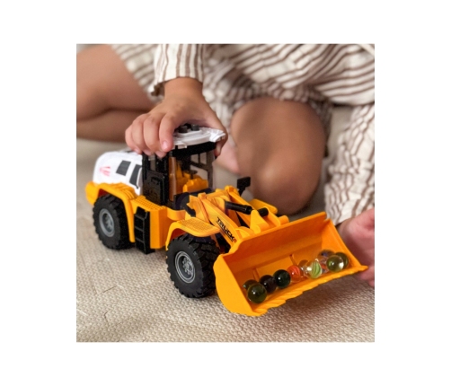 WOOPIE Koparka Ładowarka Budowlana 1:16 Efekty Świetlne i Dźwiękowe