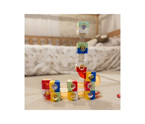 WOOPIE Tor Kulkowy Kulodrom Zestaw Konstrukcyjny Klocki 3D