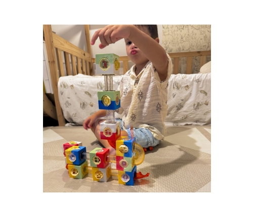 WOOPIE Tor Kulkowy Kulodrom Zestaw Konstrukcyjny Klocki 3D