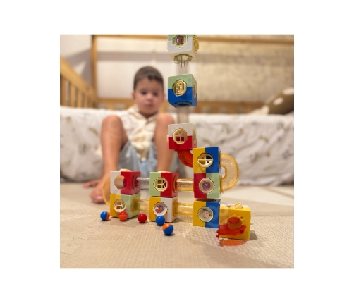 WOOPIE Tor Kulkowy Kulodrom Zestaw Konstrukcyjny Klocki 3D