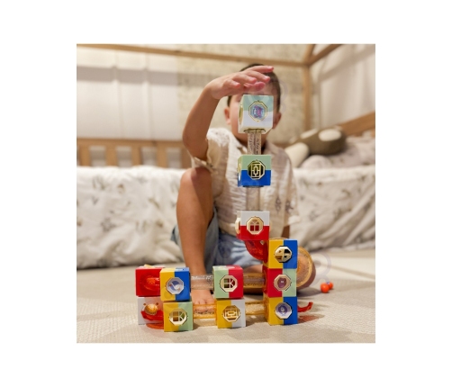 WOOPIE Tor Kulkowy Kulodrom Zestaw Konstrukcyjny Klocki 3D