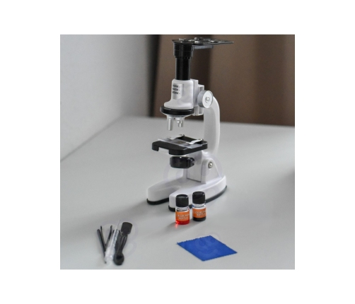 WOOPIE Mikroskop Cyfrowy LED Przybliżenie do 1200x Zestaw XXL z Adapterem do Smartfona