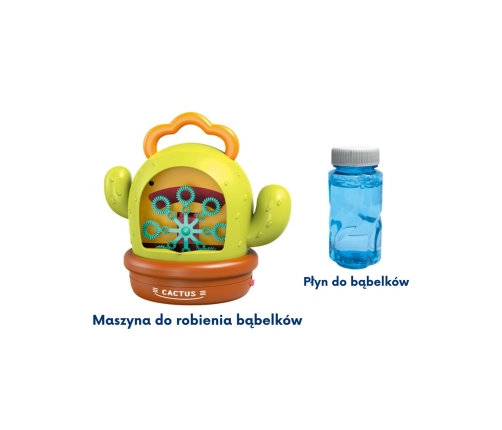 WOOPIE Kaktusowa Elektryczna Maszyna Do Bąbelków Efekty Dźwiękowe i Świetlne