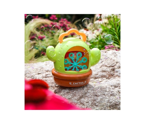 WOOPIE Kaktusowa Elektryczna Maszyna Do Bąbelków Efekty Dźwiękowe i Świetlne