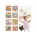 Viga Układanka drewniana puzzle magnetyczne - pojazdy Certyfikat FSC