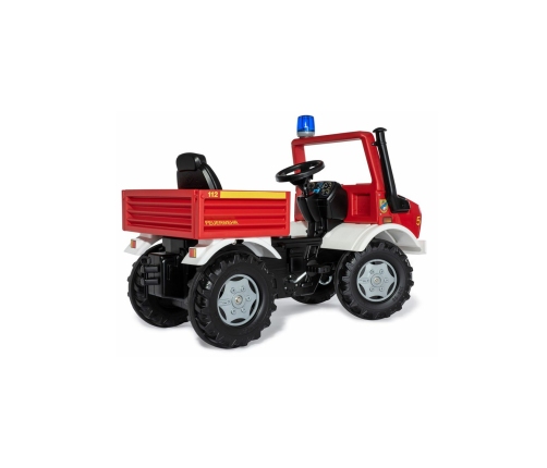 Rolly Toys Unimog Mercedes Benz Samochód na pedały Straż + Kogut