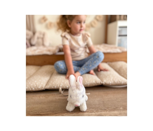 WOOPIE Króliczek Ineraktywny Pluszak z Marchewką Biały