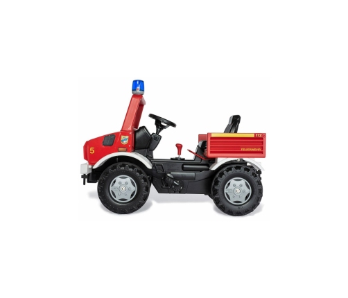 Rolly Toys Unimog Mercedes Benz Samochód na pedały Straż + Kogut